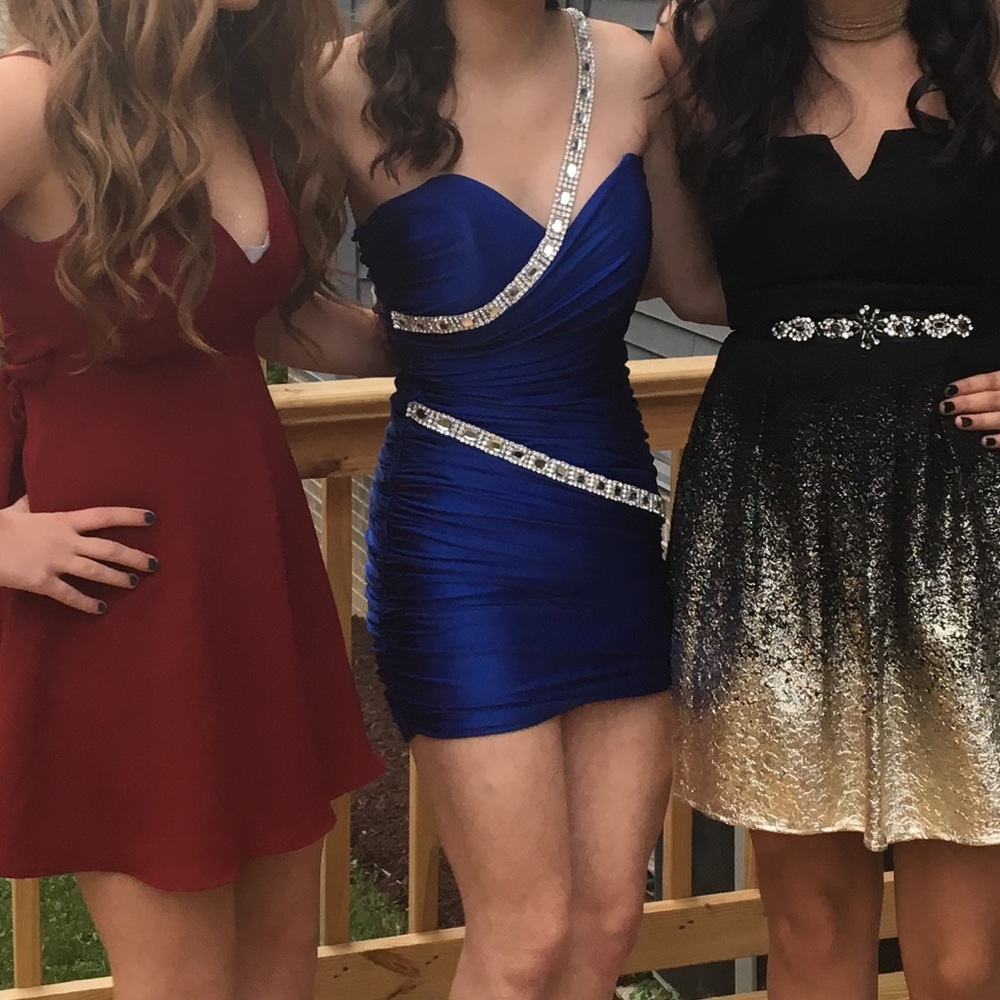 Mini Blue Dress